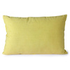 Striped velvet cushion yellow/green (40x60)