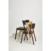 Oblique Dining Chair Black