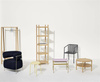 HÜBSCH PERI bench orange purple