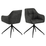 Dining Chair With Armrest BRIELLE Unique