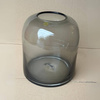 HÜBSCH SMOKED vase gray size L