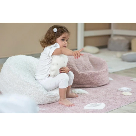 Puf Lorena Canals CHILL IVORY biały