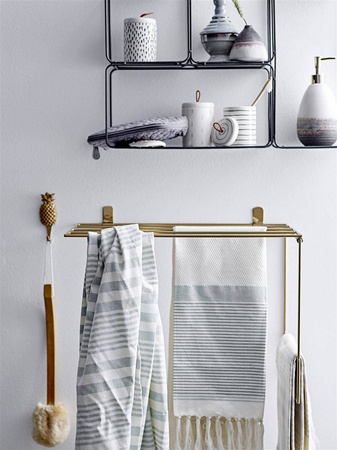 BLOOMINGVILLE ANDRINE gold towel rack
