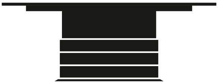 Dining table #30 SKOVBY brown black