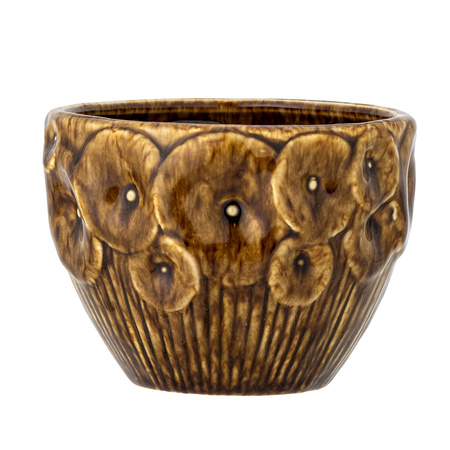 BLOOMINGVILLE ROKAYA brown flowerpot