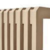 Ławka HKLIVING SLATTED żółta rozmiar 160 cm