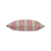 Woven striped cushion blush (60x40cm)