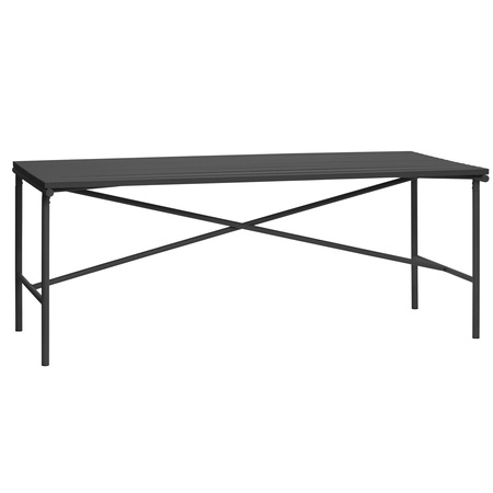 HÜBSCH VILLA table black size L