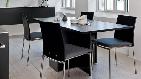 Dining table #101 SKOVBY brown