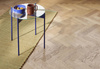 HÜBSCH BEAM side table blue