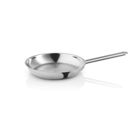 Patelnia Eva Trio STAINLESS STEEL srebrna Ø24 cm