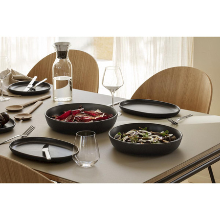 Płytka miska do sałatki Eva Solo NORDIC KITCHEN czarna rozmiar L