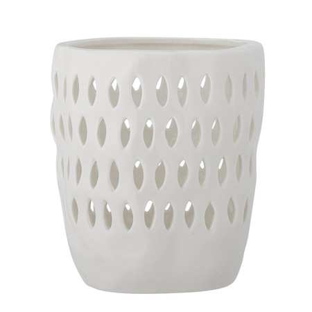 Matil Votive, White, Stoneware