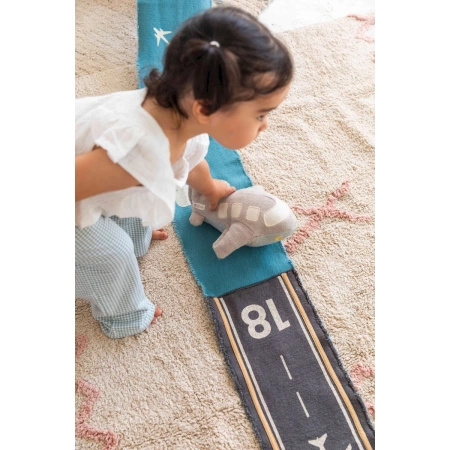 Zabawka bawełniana Lorena Canals RIDE&ROLL niebieska