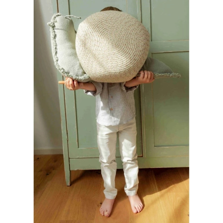 Kosz Lorena Canals SNAIL zielono beżowy