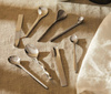 Set of 8 Il Caffe/te ALESSI silver coffee spoons