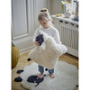 Dolly Rug, White, Wool