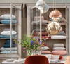 GUBI Multi-Lite L Rose Gold Hanging Lamp