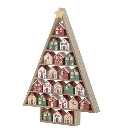 Calvin Calendar, Red, MDF
