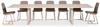 Dining table #106 SKOVBY natural