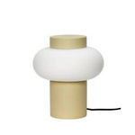 HÜBSCH CAMP table lamp yellow and white