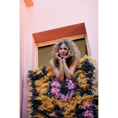 Fluffy runner south beach (80x360cm)