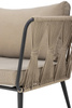 Sofa Bloomingville PAVONE brązowa