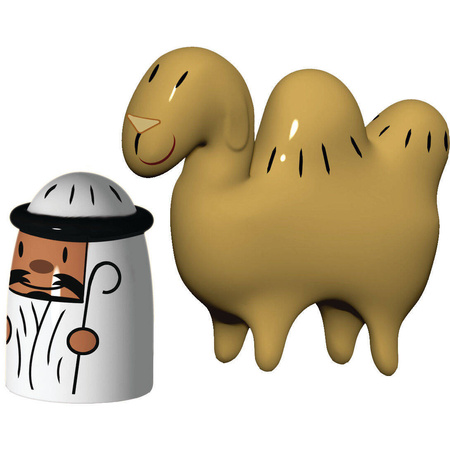 Dekoracja świąteczna ALESSI Presepe Amir & Camelus wielokolorowa