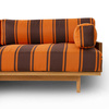 Sofa ogrodowa hkliving TEAK brązowa