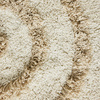 Round bath mat cream (80x80cm)