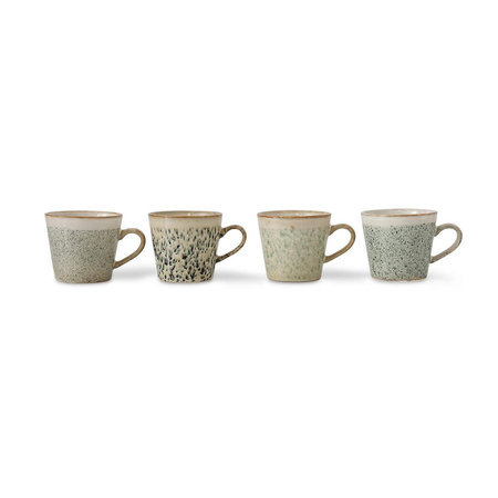 70s ceramics: cappuccino mug, hail