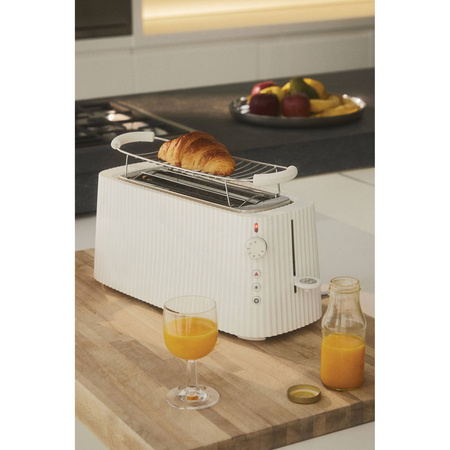 ALESSI PLISSE toaster warmer white