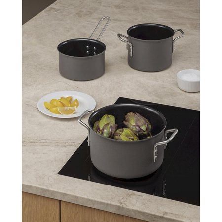 Rondel z powłoką ceramiczną Slip-Let® Eva Trio GREY LINE szary 1.8 l