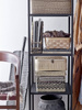 Claude Magazine Holder, Brown, Seagrass