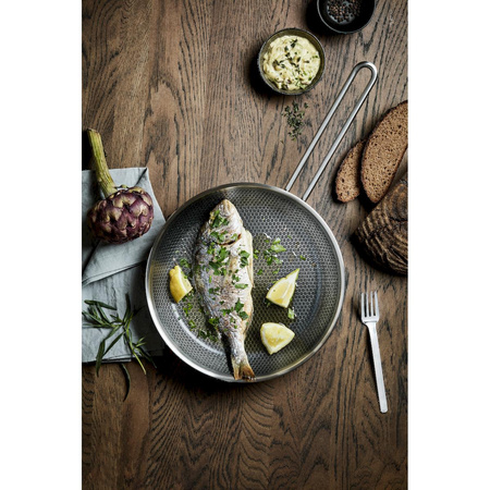 Patelnia wielofunkcyjna do smażenia z powłoką ceramiczną Mosaic Slip-Let® Eva Trio MULTI rozmiar L