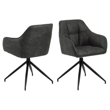 Dining Chair With Armrest BRIELLE Unique
