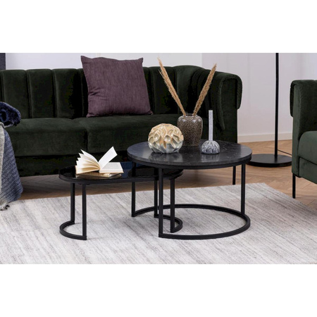 Coffee Table CANYON Unique matt black