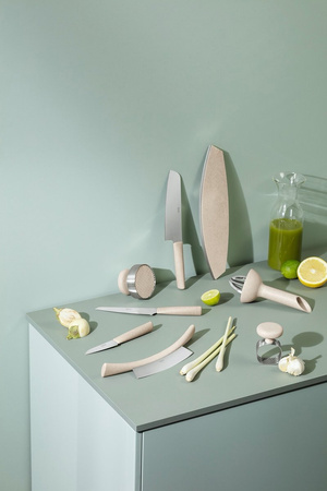 Nóż Santoku Eva Solo Green Tool brązowy