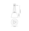 ARTEMIDE Tolomeo Mega 52 cm black pendant lamp