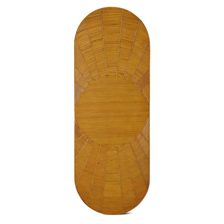 Rattan wall panel sun