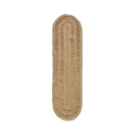Soleil jute runner oval (80x300cm)