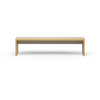 Ławka HKLIVING SIMPLY beżowa rozmiar 180 cm