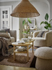 Bocca Pouf, Nature, Polyester