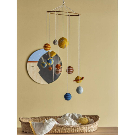 Dekoracja Ścienna Bloomingville SPACE żółta