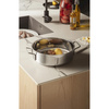 Garnek Eva Trio STAINLESS STEEL srebrny Ø28 cm