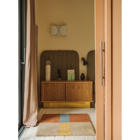 Dywan wełniany Lorena Canals CHROMA CINNAMON wielokolorowy 80 x 140 cm