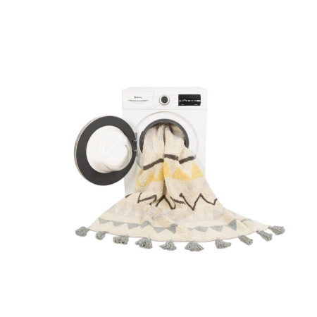 Dywan bawełniany Lorena Canals AZTECA niebieski 160 x 120 cm