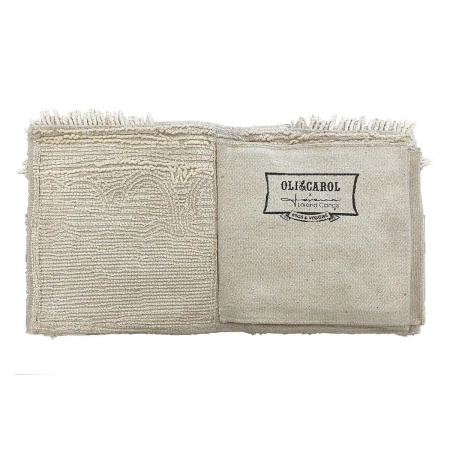 Bawełniana książeczka Lorena Canals OLI&CAROL beżowa