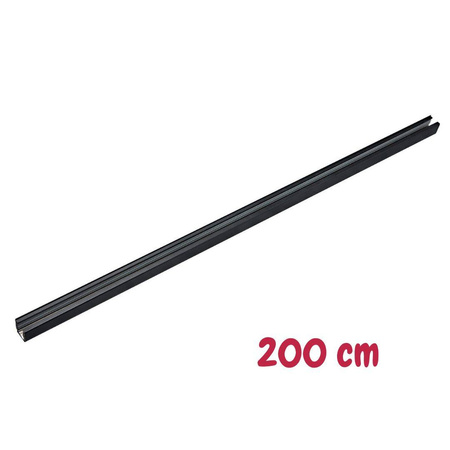 3-phase surface-mounted track AQFORM 2m black
