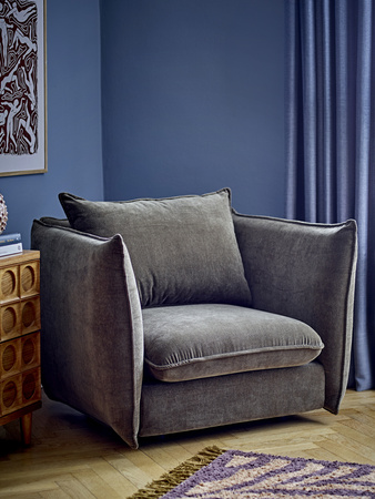 Austin Lounge Chair, Green, Recycled Polyester